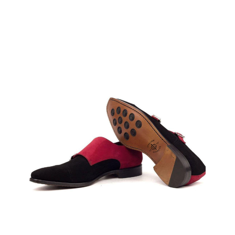 Elysian Embrace Double Monk Shoe Black