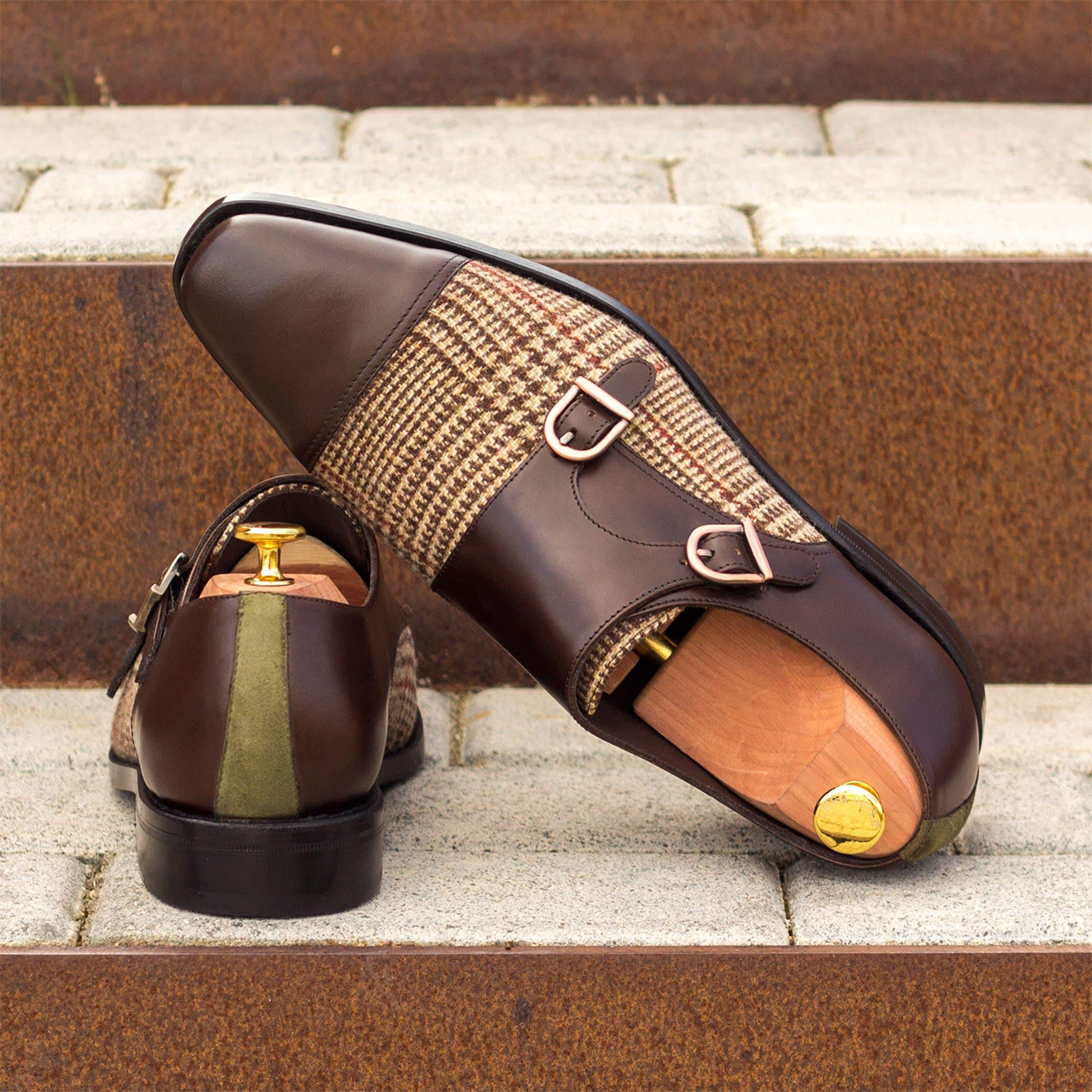 Aristocrat Adorn Double Monk Shoes