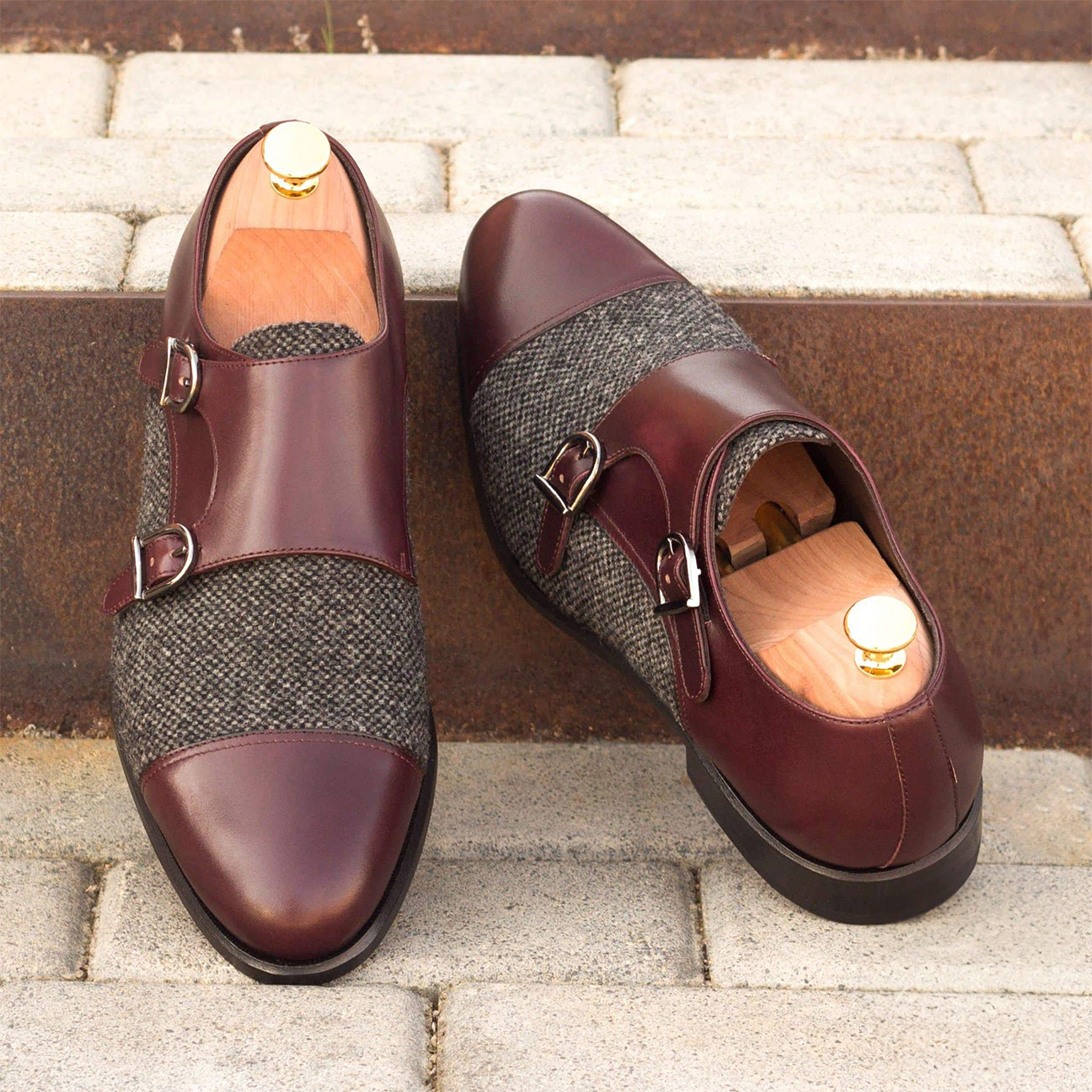 Eminent Elegance Double Monk Shoes