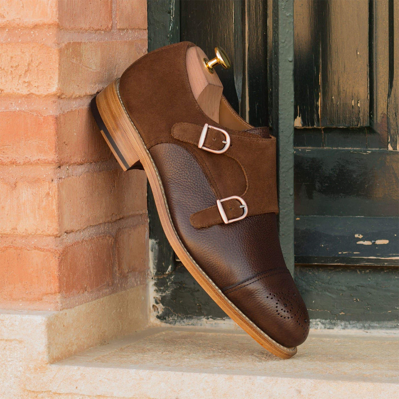 Timeless Twins Double Monk Shoes