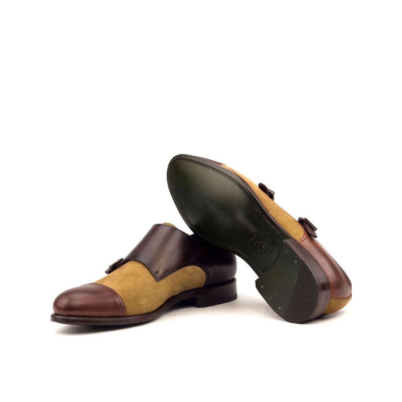 Polished Pair Double Monk Shoes