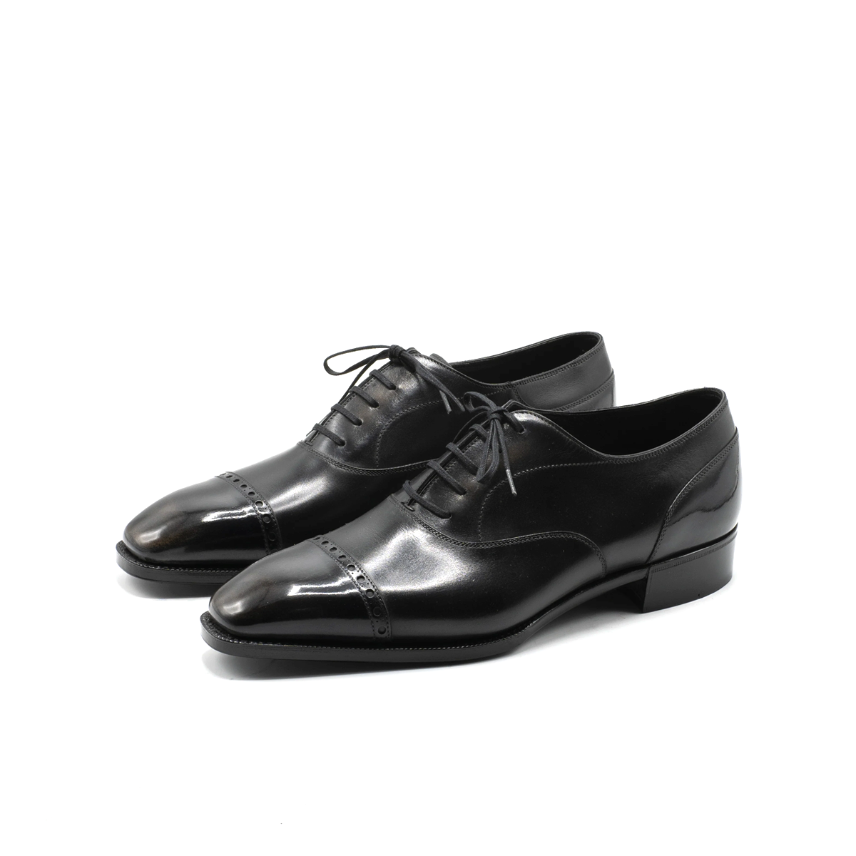 Maxwell Cap Toes Black Oxford Shoes