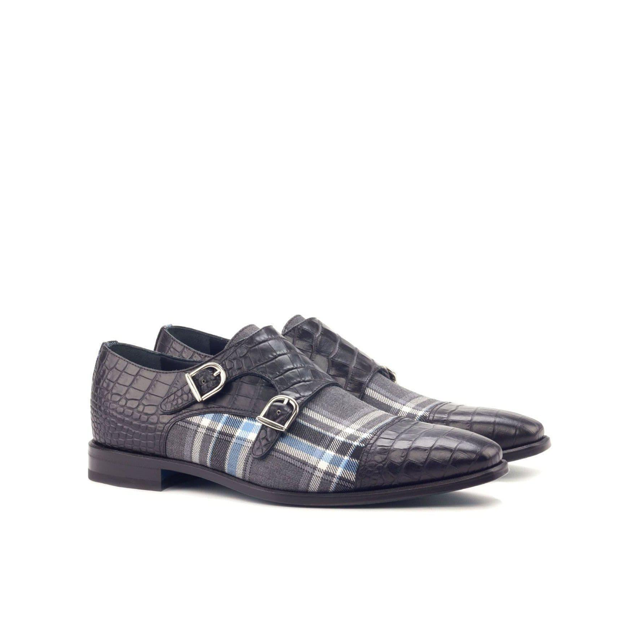 Posh Pairs Double Monk Shoes