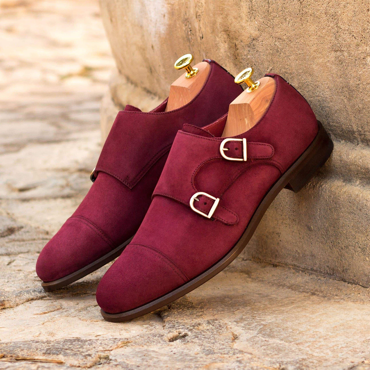 Iconic Impression Double Monk Shoes