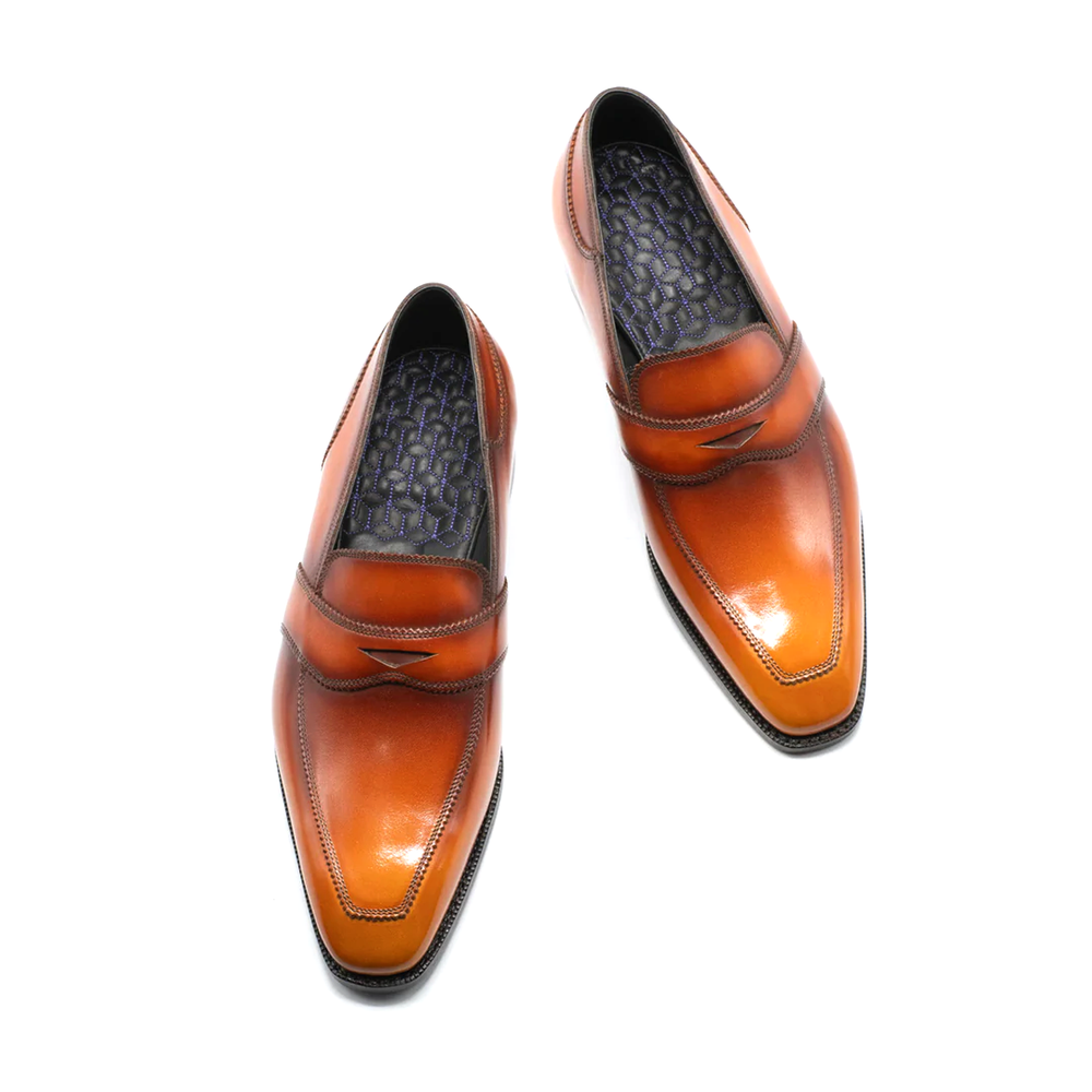 Lea Golden Loafers