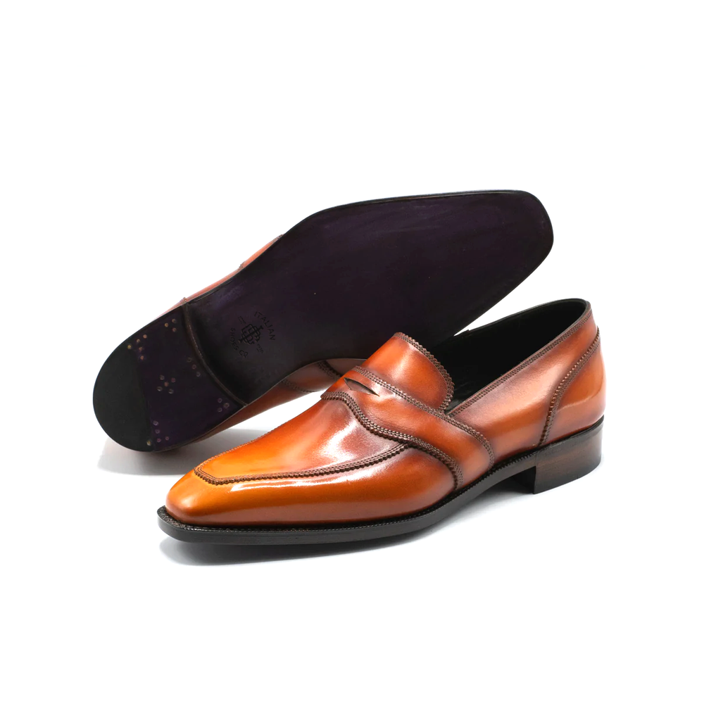 Lea Golden Loafers
