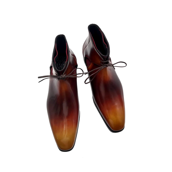 Classic Leather Side-Cut Lace-Up Jodhpur Boots
