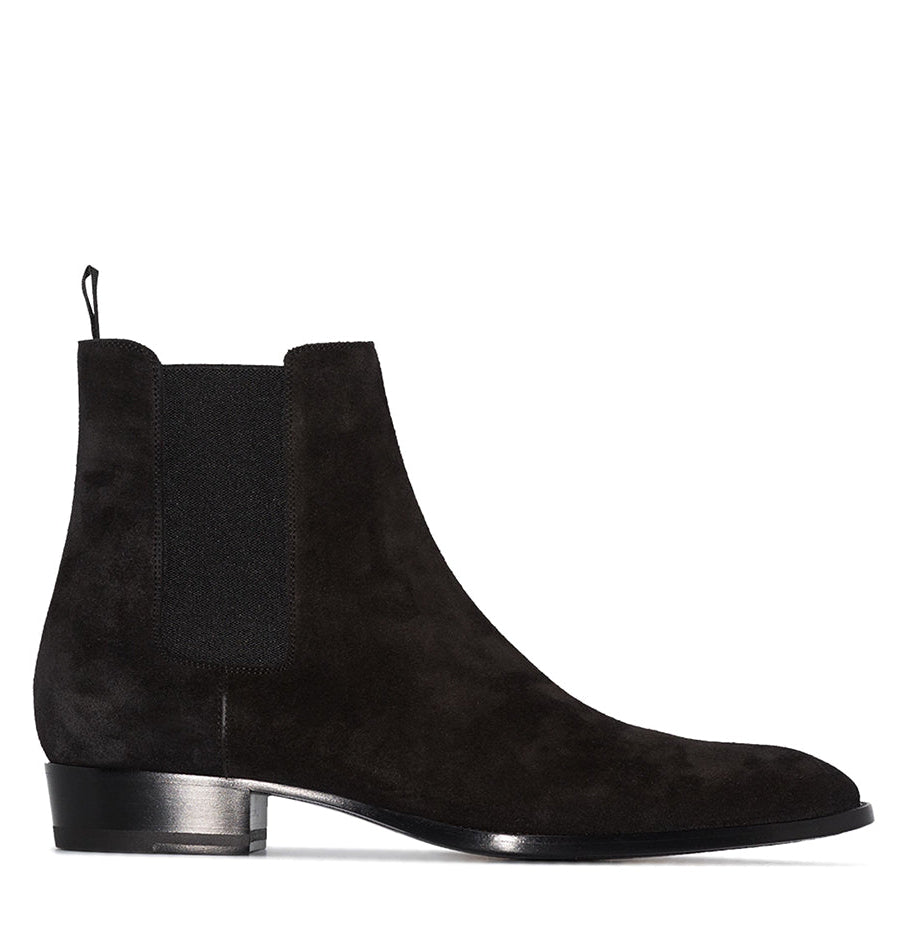 VelvetGrip Suede Chelsea Boots