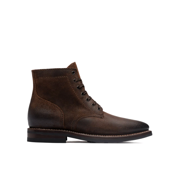 Men Suede Leather High Top Biker Ankle Boots