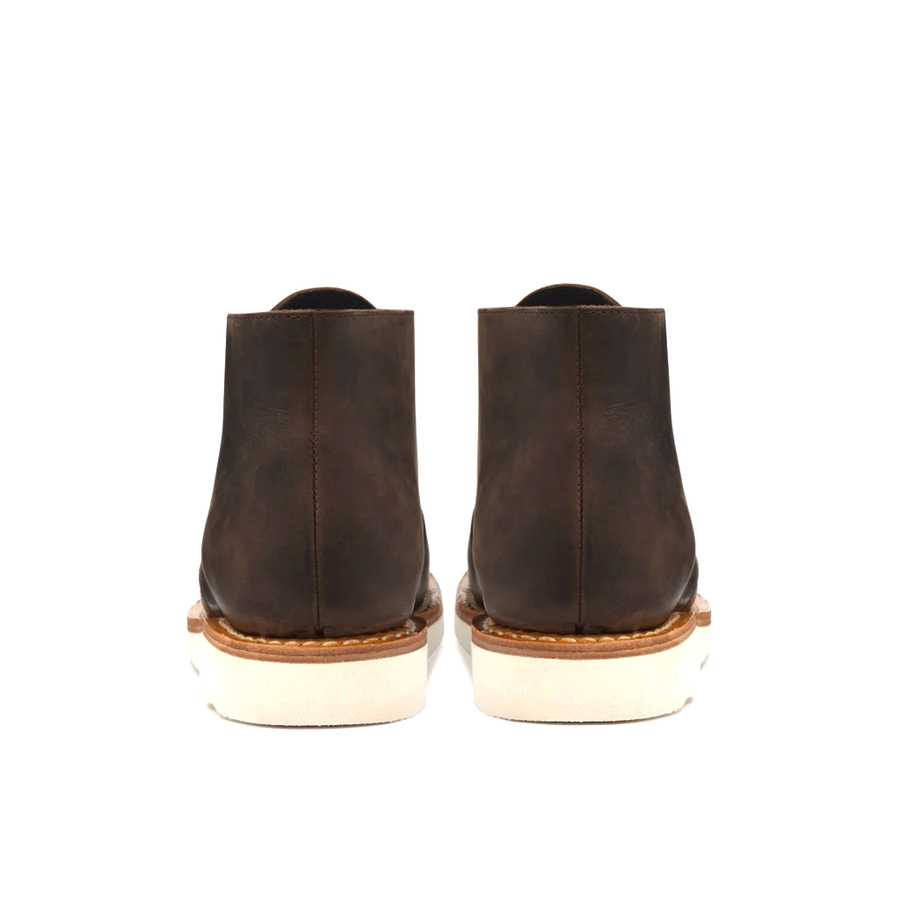 Leather Lace Up Chukka Boots For Men