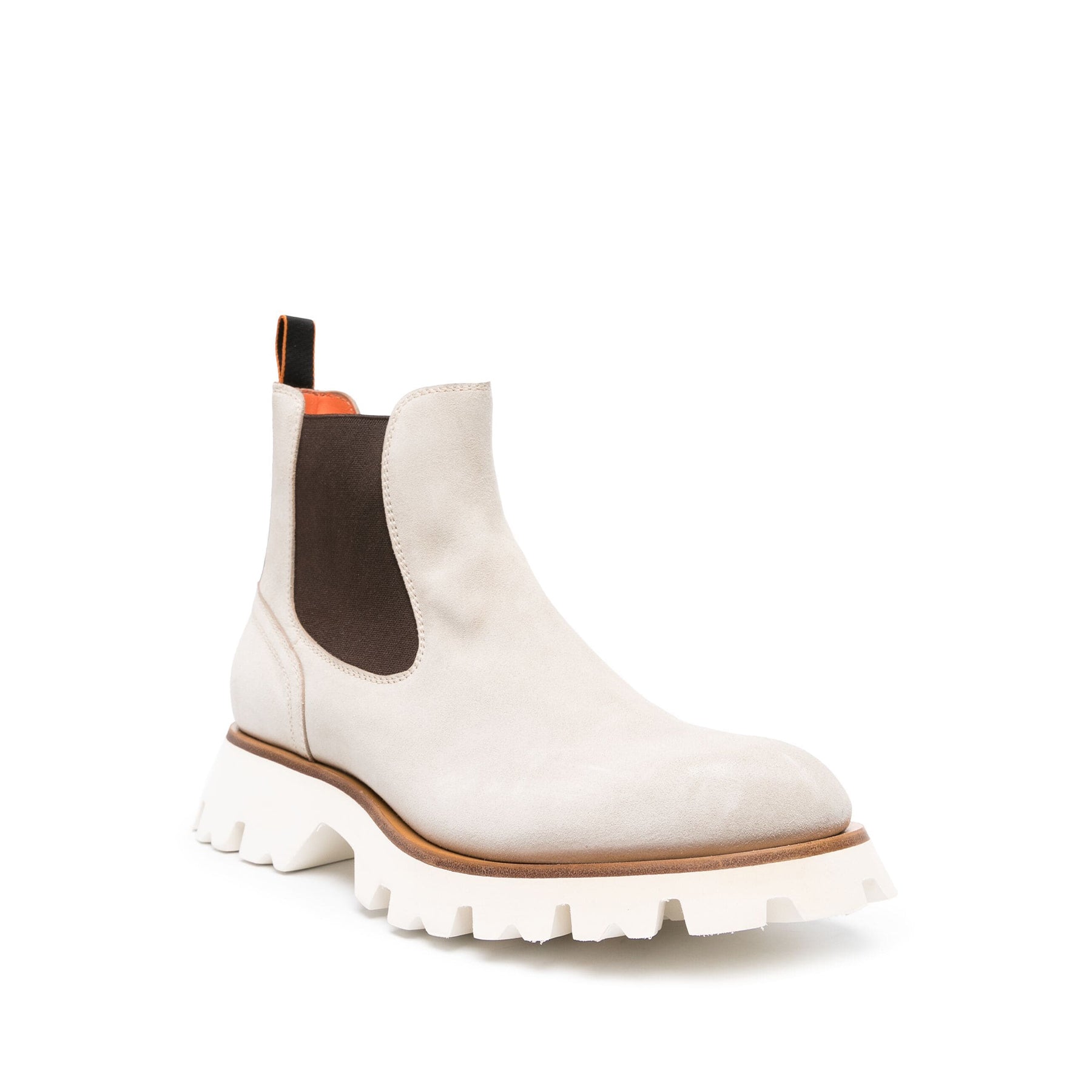 Chunky Suede Chelsea Boots