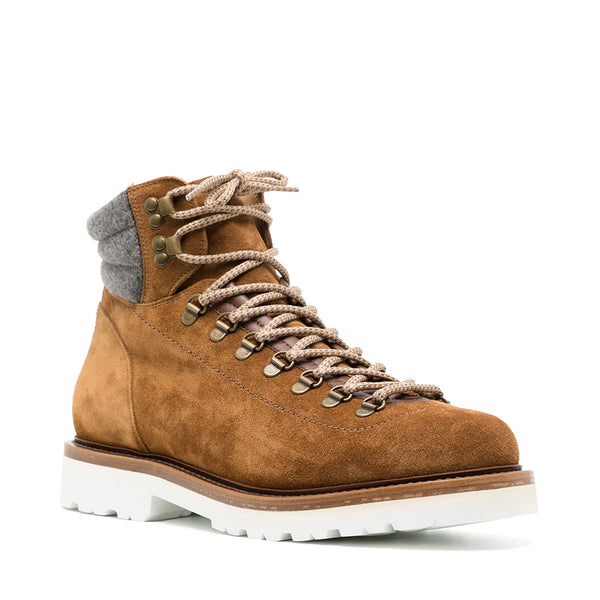 Lace up suede Ankle Boots