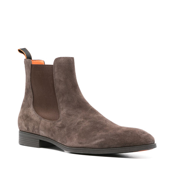 Strip Suede Chelsea Boots