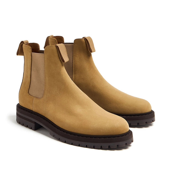Double Strips suede chelsea boot