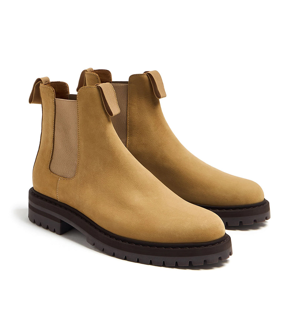 Double Strips suede chelsea boot