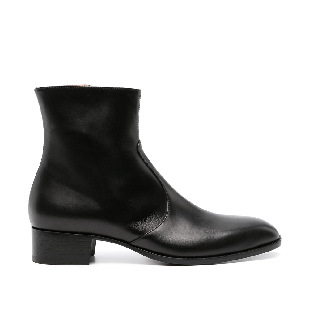 Baker Leather Cuban Boots