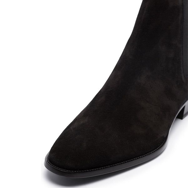 VelvetGrip Suede Chelsea Boots