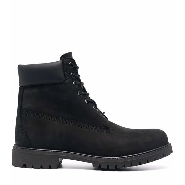 Suede Lace-Up Leather Boots