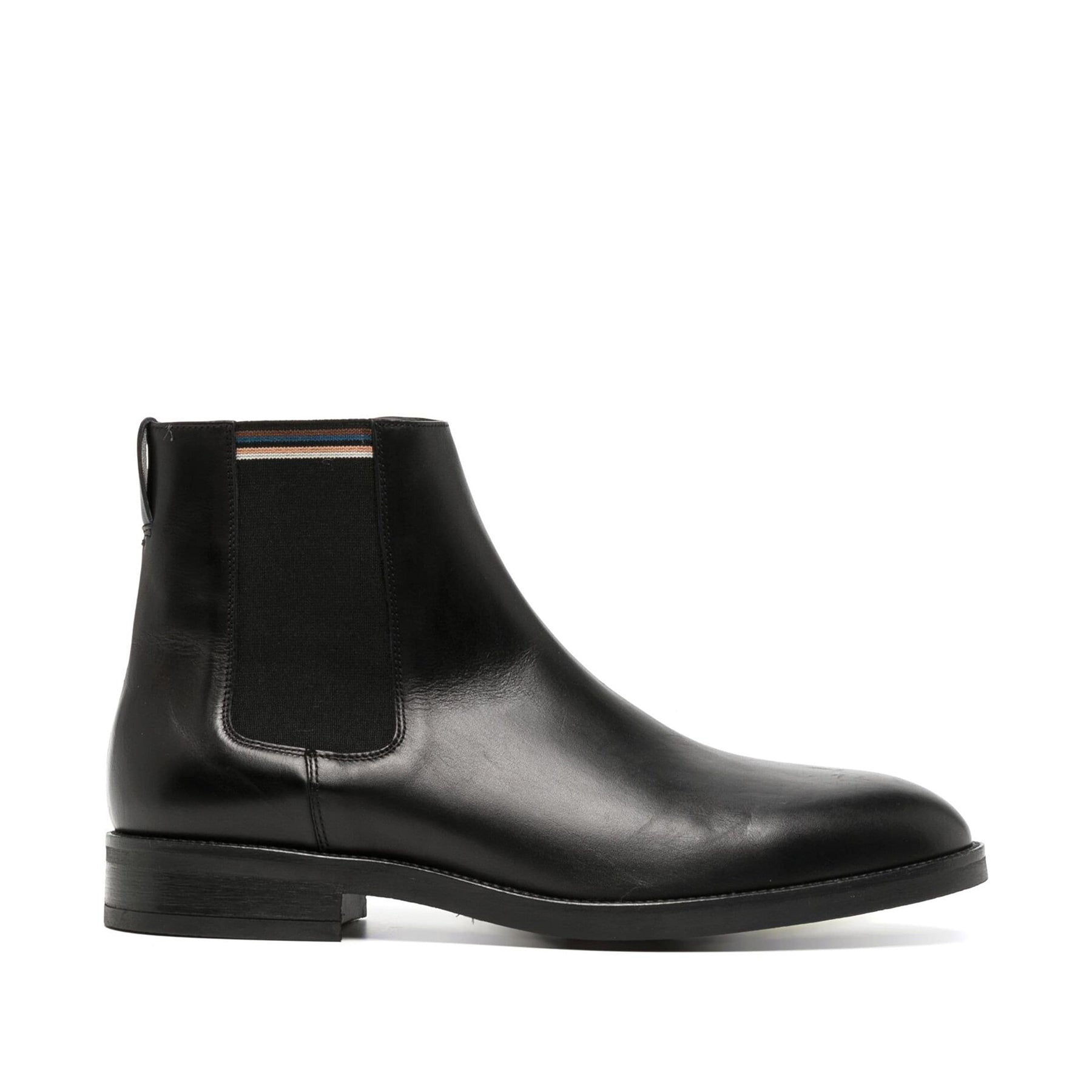 Black Cedric Leather Boots