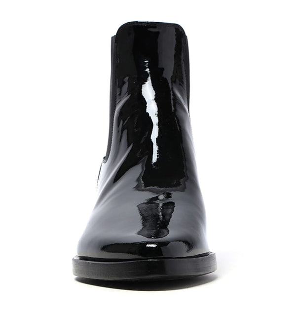 Patent finish Leather Boots