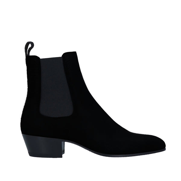 Velvet Cuban Boots