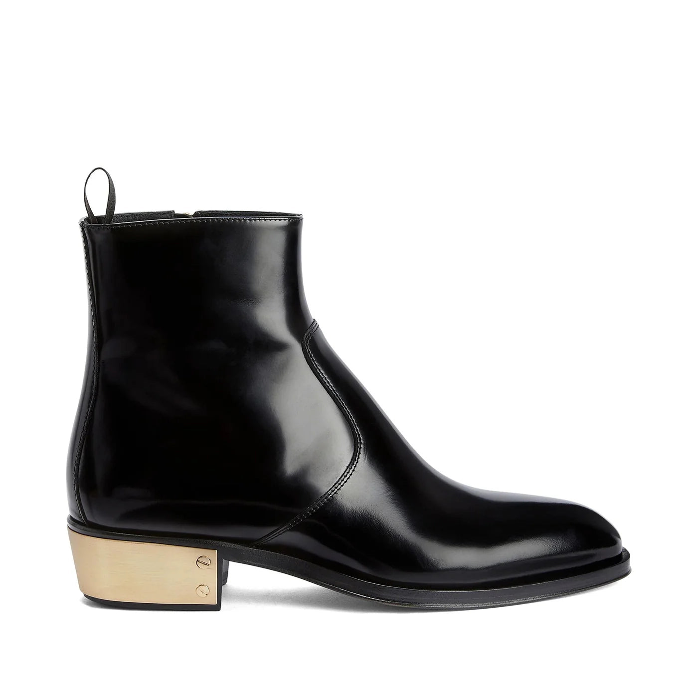【関税&送料込み】ChloAC Leather Ankle Boots Ludhovic Black Leather Ankle Boots