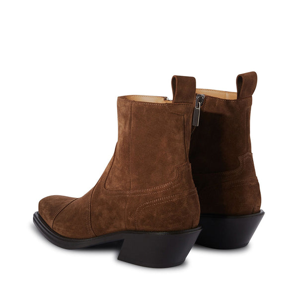 Cowboy Suede Ankle Boots