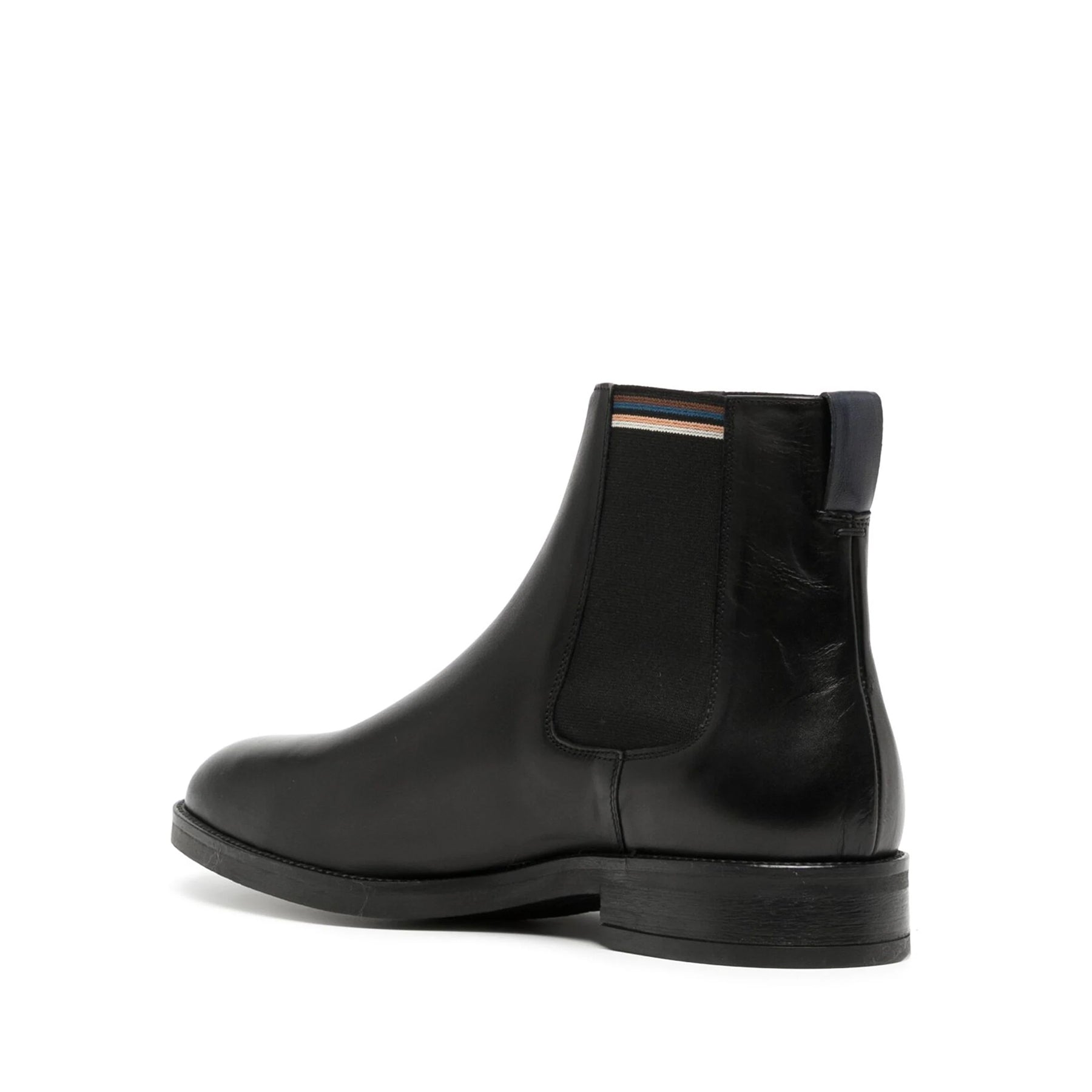 Black Cedric Leather Boots