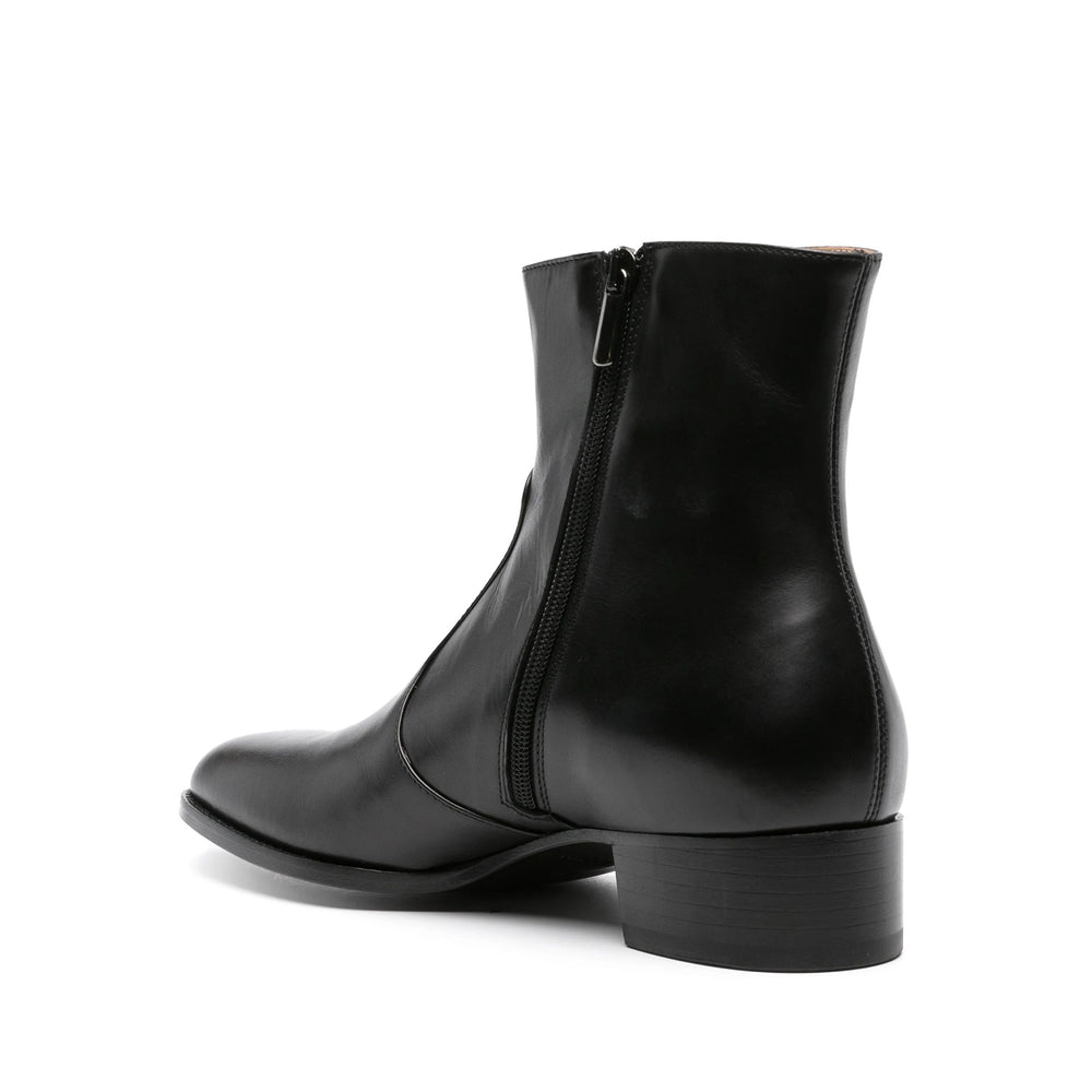 Baker Leather Cuban Boots