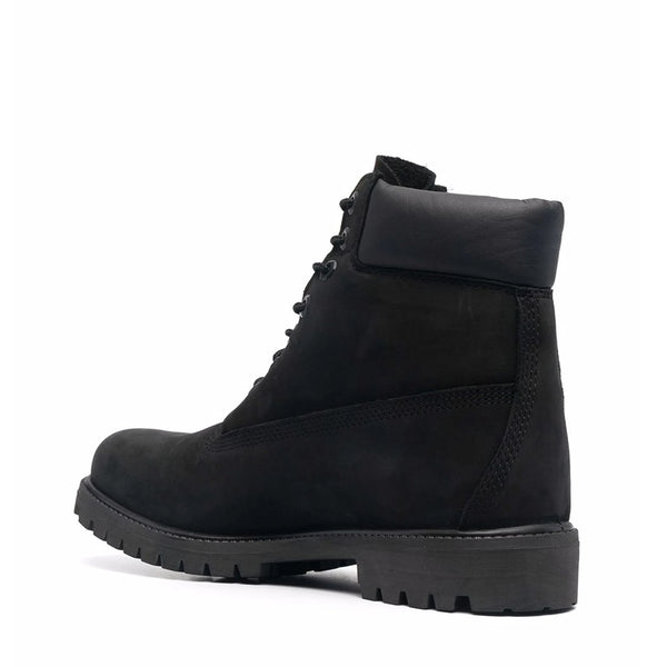 Suede Lace-Up Leather Boots
