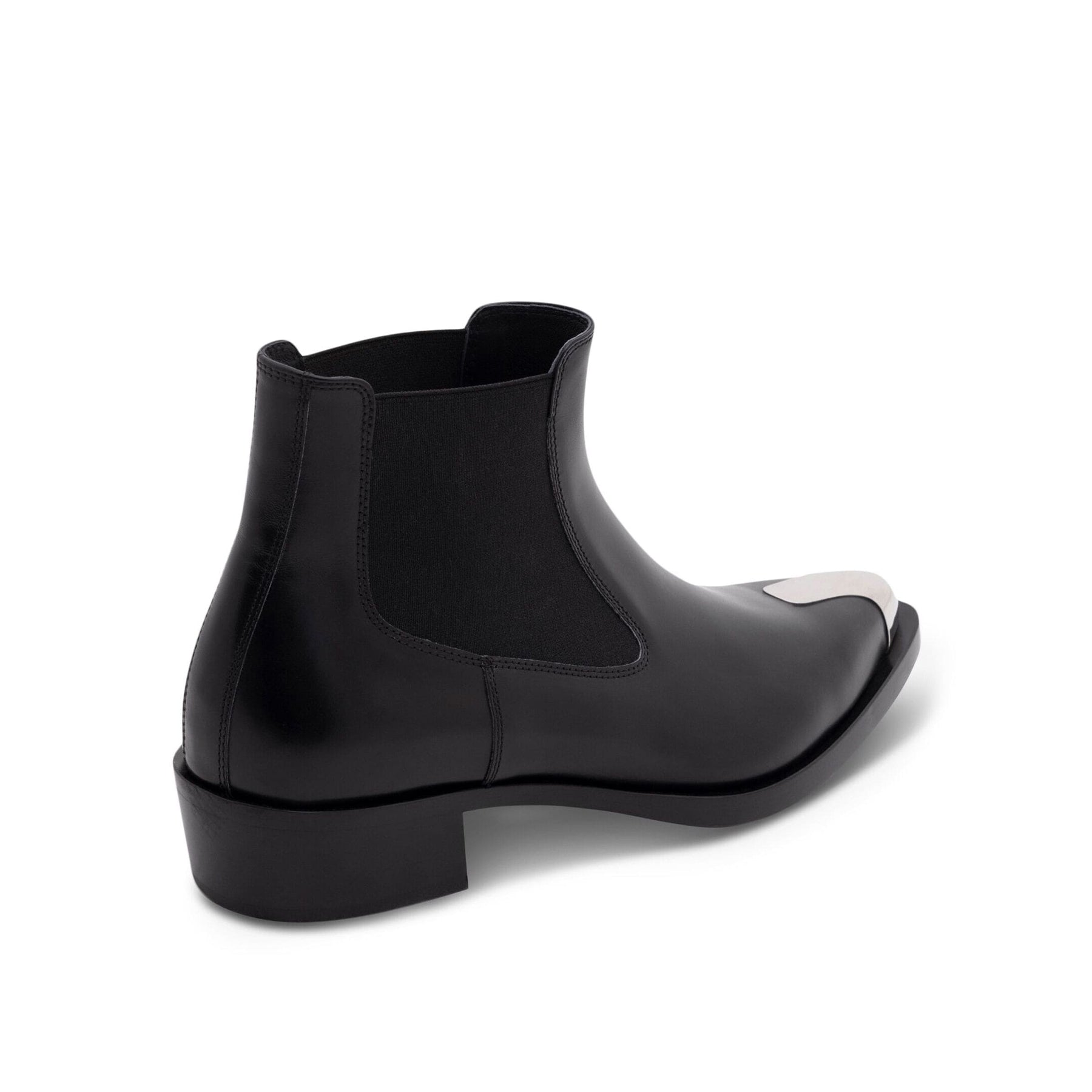 Punk Chelsea leather boots