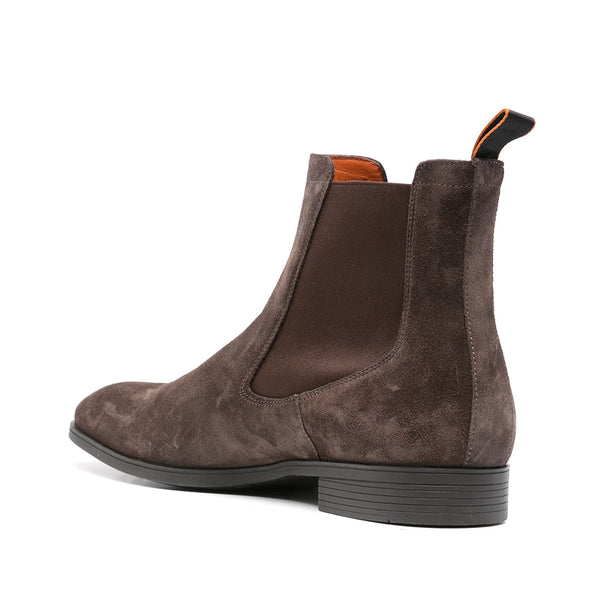 Strip Suede Chelsea Boots