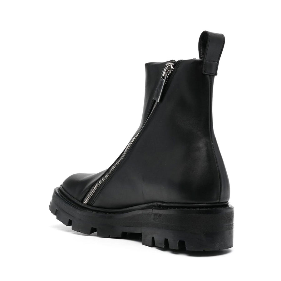 Double-Zip Ankle Boots