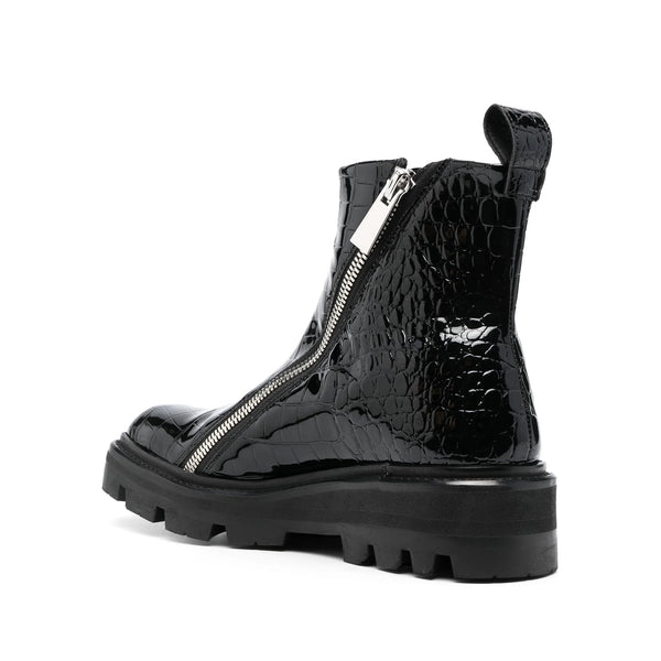 Selim Mock Croc Ankle Boots