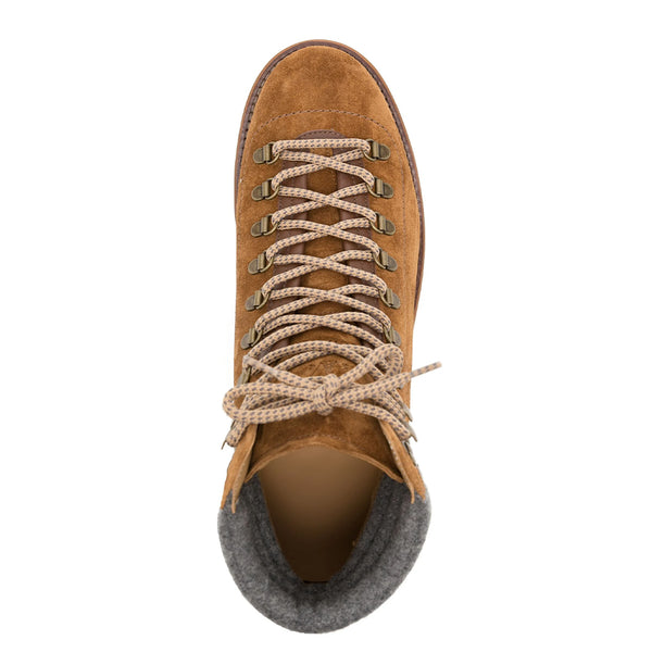 Lace up suede Ankle Boots