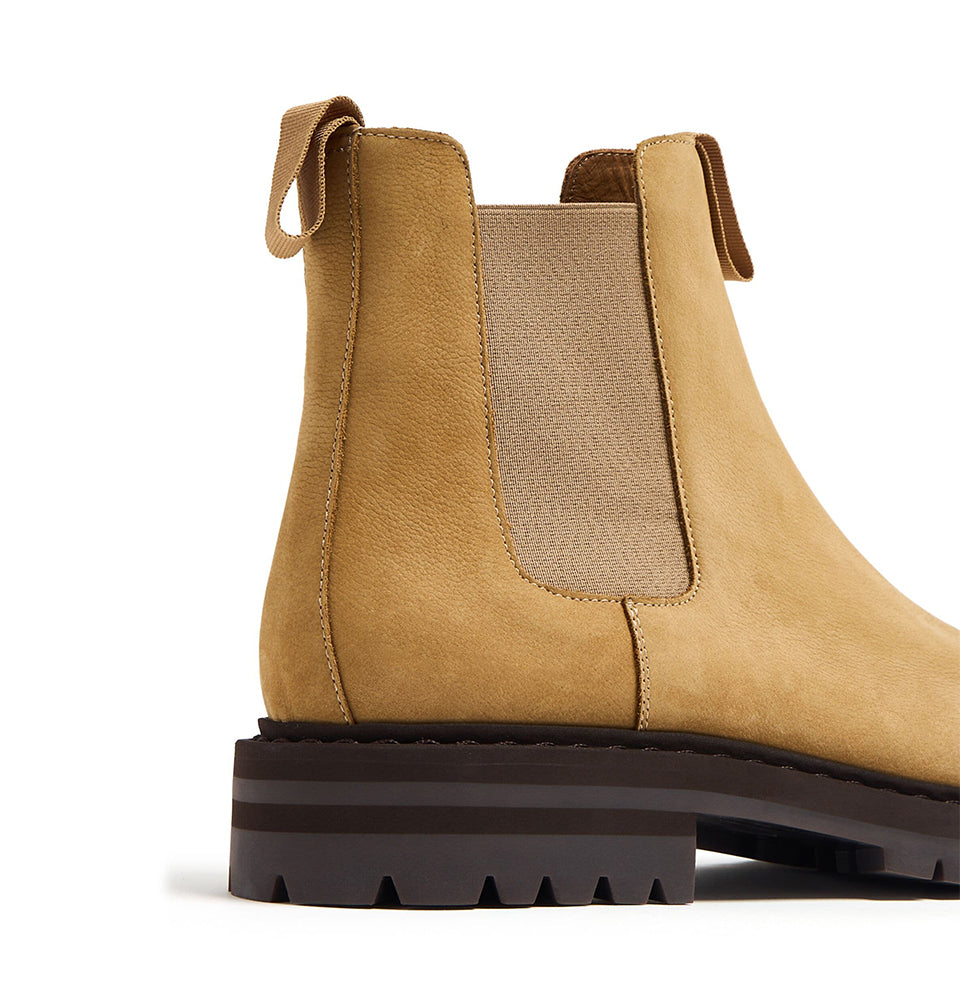 Double Strips suede chelsea boot