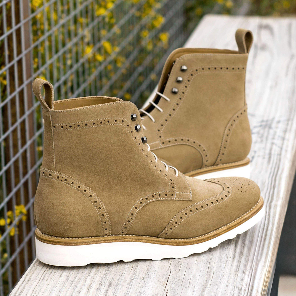 Military Brogue Boot
