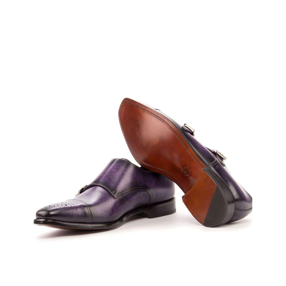 Whispering Whirl Monkstrap Shoes