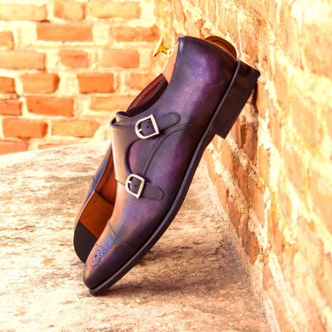 Whispering Whirl Monkstrap Shoes