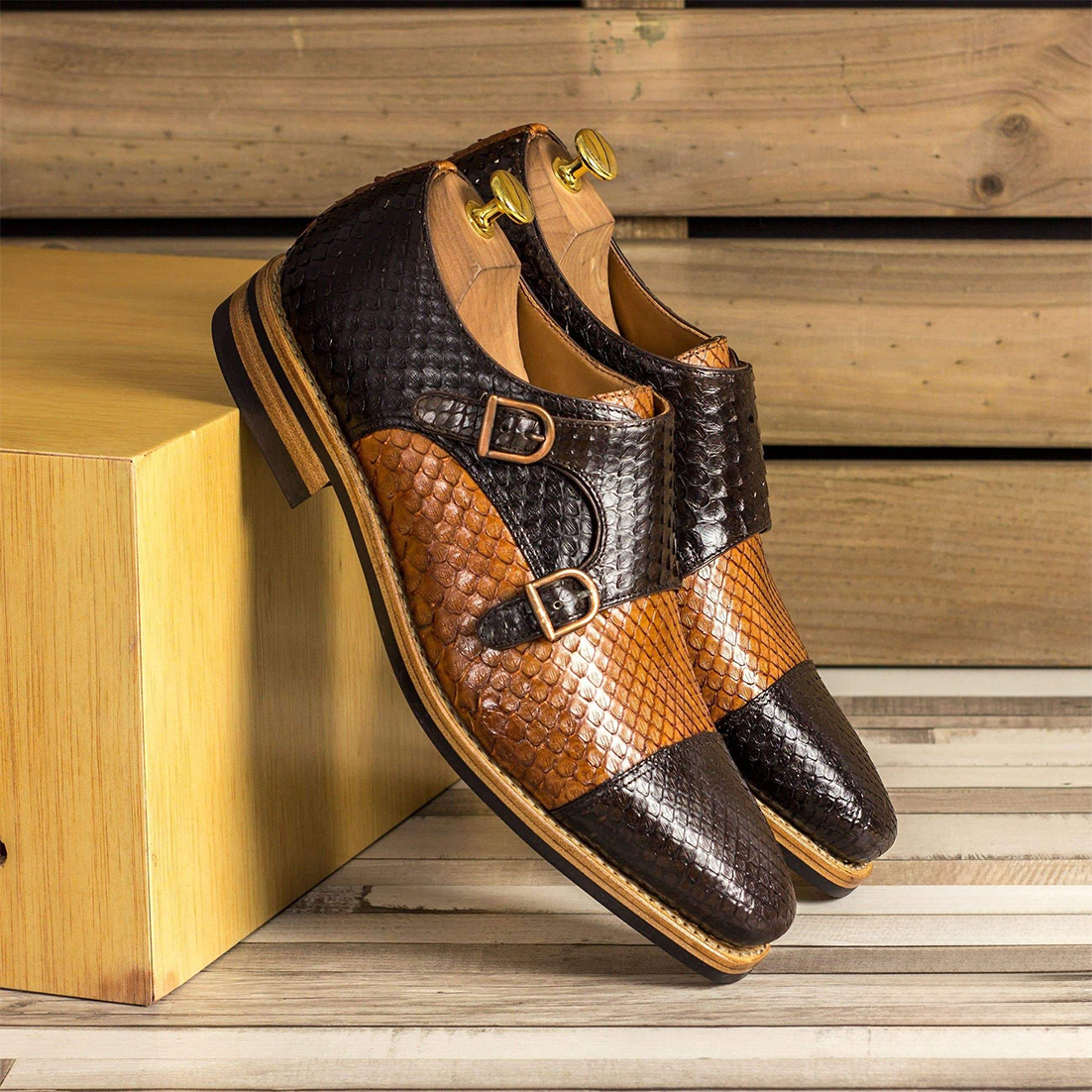 Ethereal Embrace Monkstrap Shoes