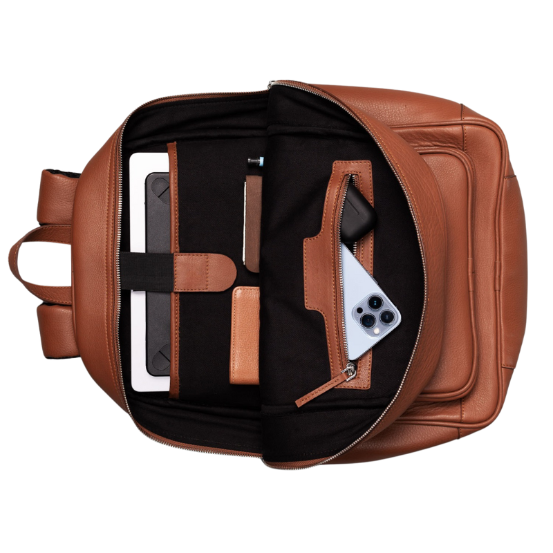 Aventra Leather Backpack