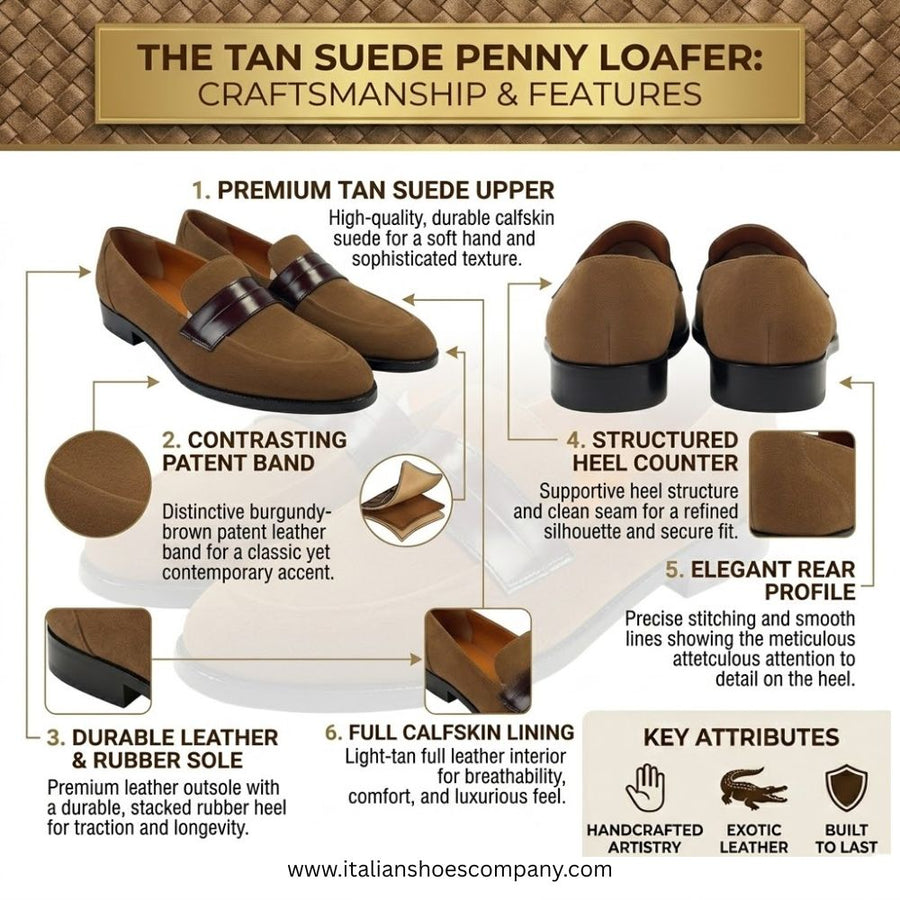 Italian Pinocchio Leather Loafers