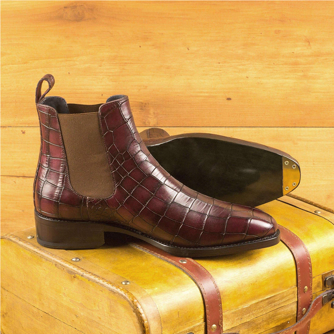 Lanfranco Chelsea Python Boots