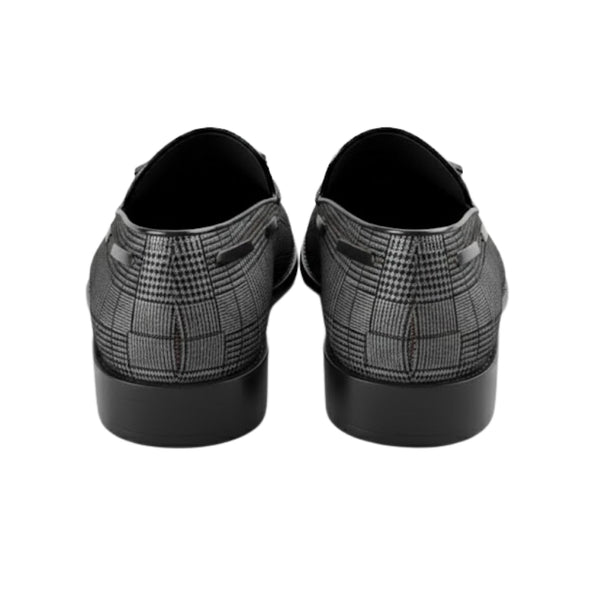 Glen Classic Check Tassel Loafers