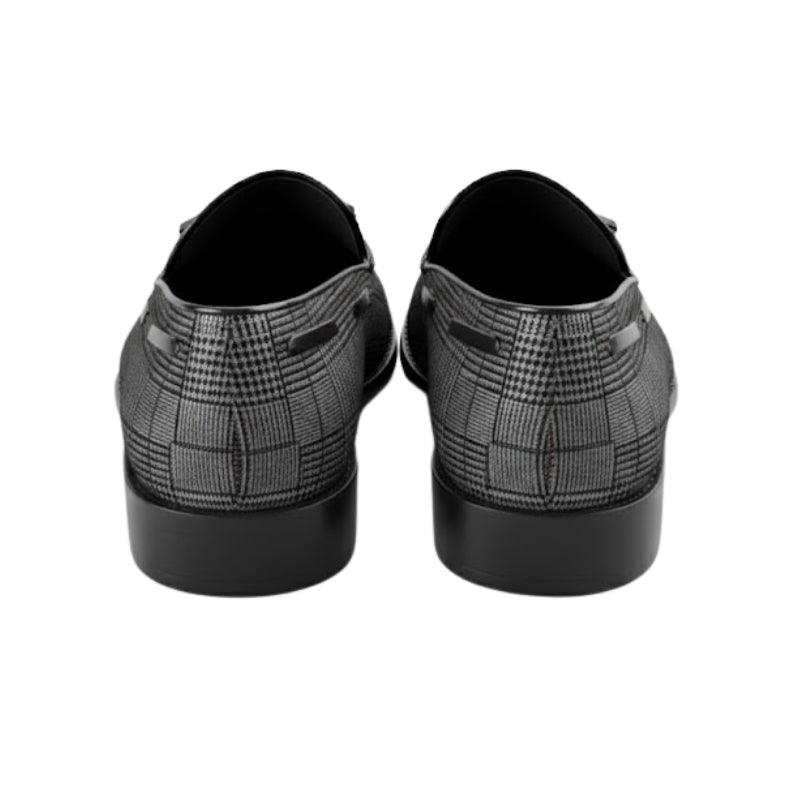 Glen Classic Check Tassel Loafers