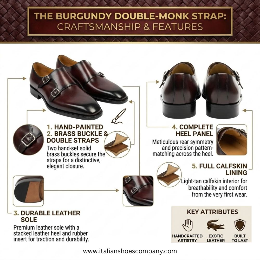 Luxury Casanova Double Monk Strap Shoes