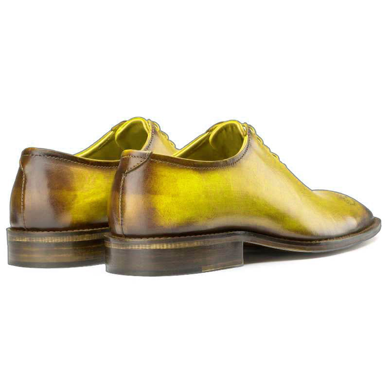 Yellowish Lace Oxford shoes