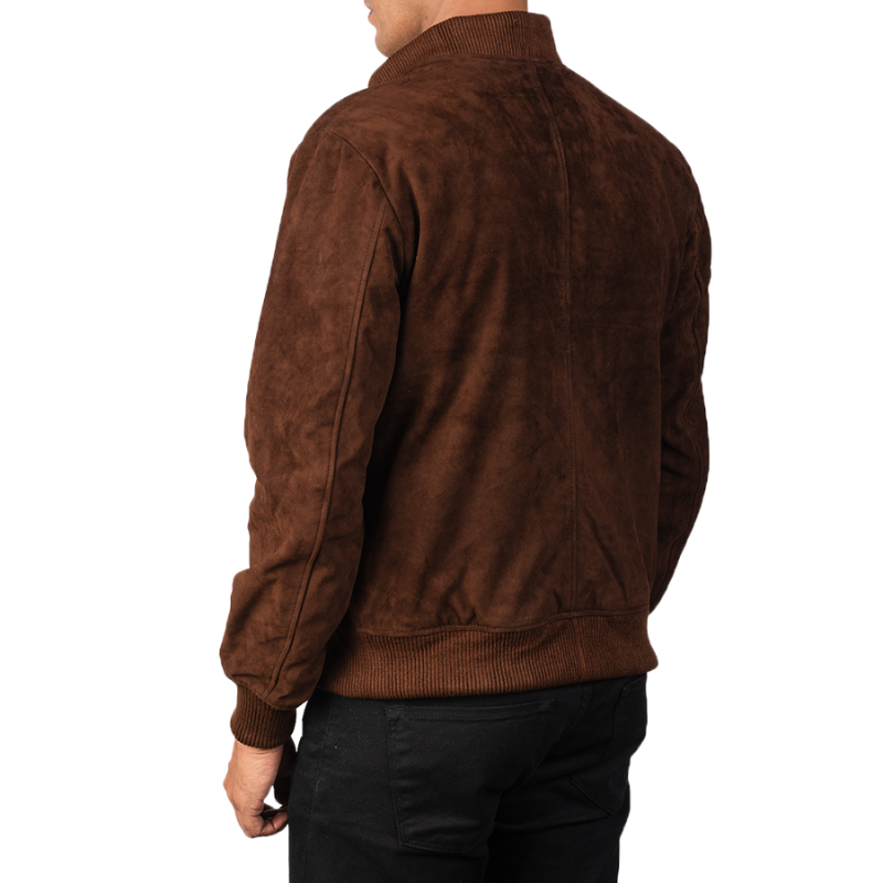 Hexal Suede Bomber Jacket