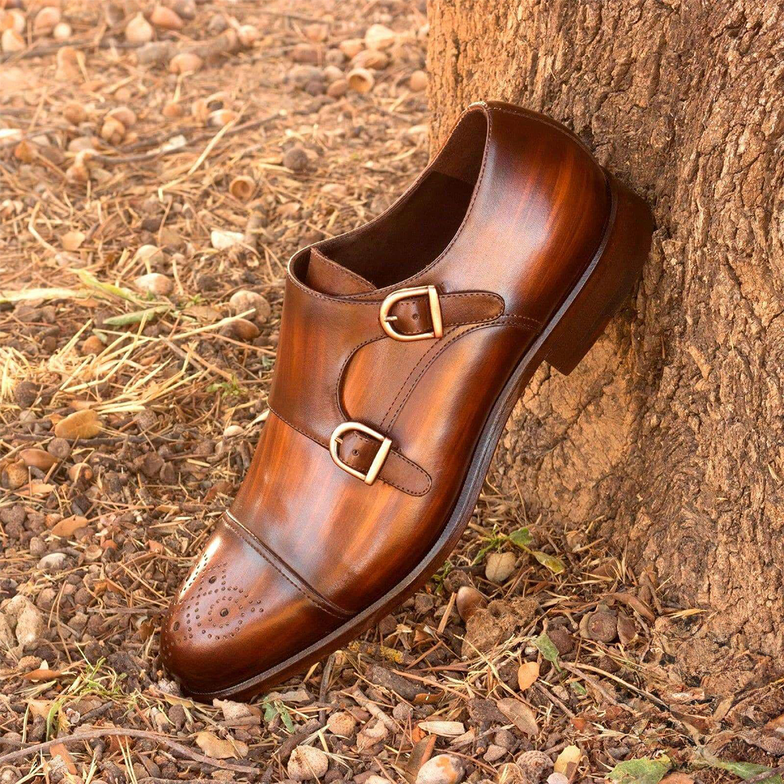 Ember Enigma Monkstrap Shoes