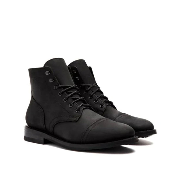 Captain Cap Toe Ankle Boots